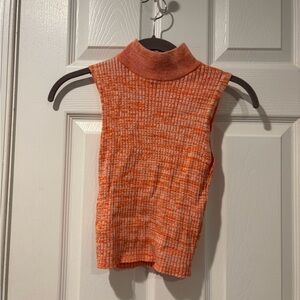 Forever 21 ribbed crop top sleeveless sweater